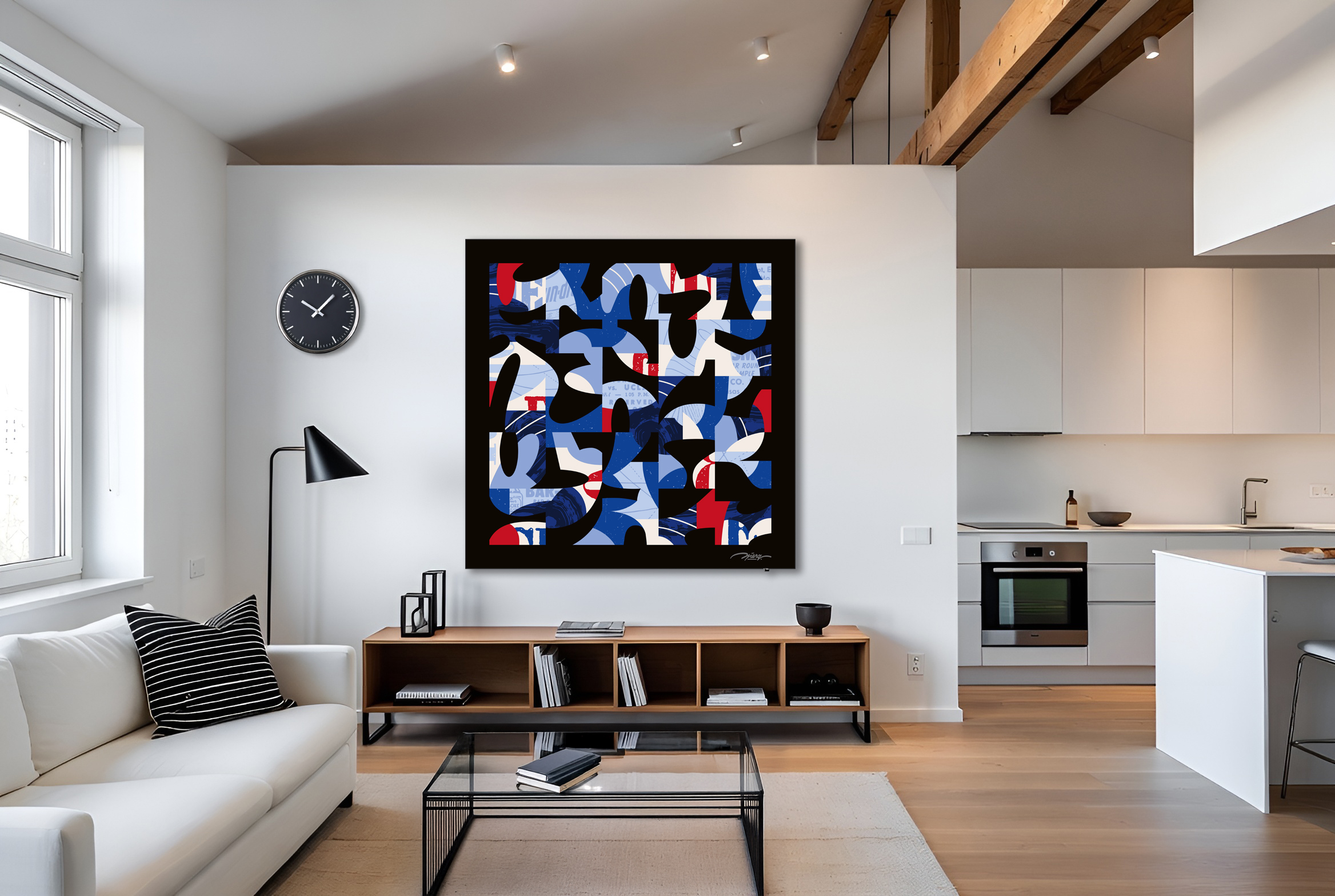 Lost horizon - 120x120cm