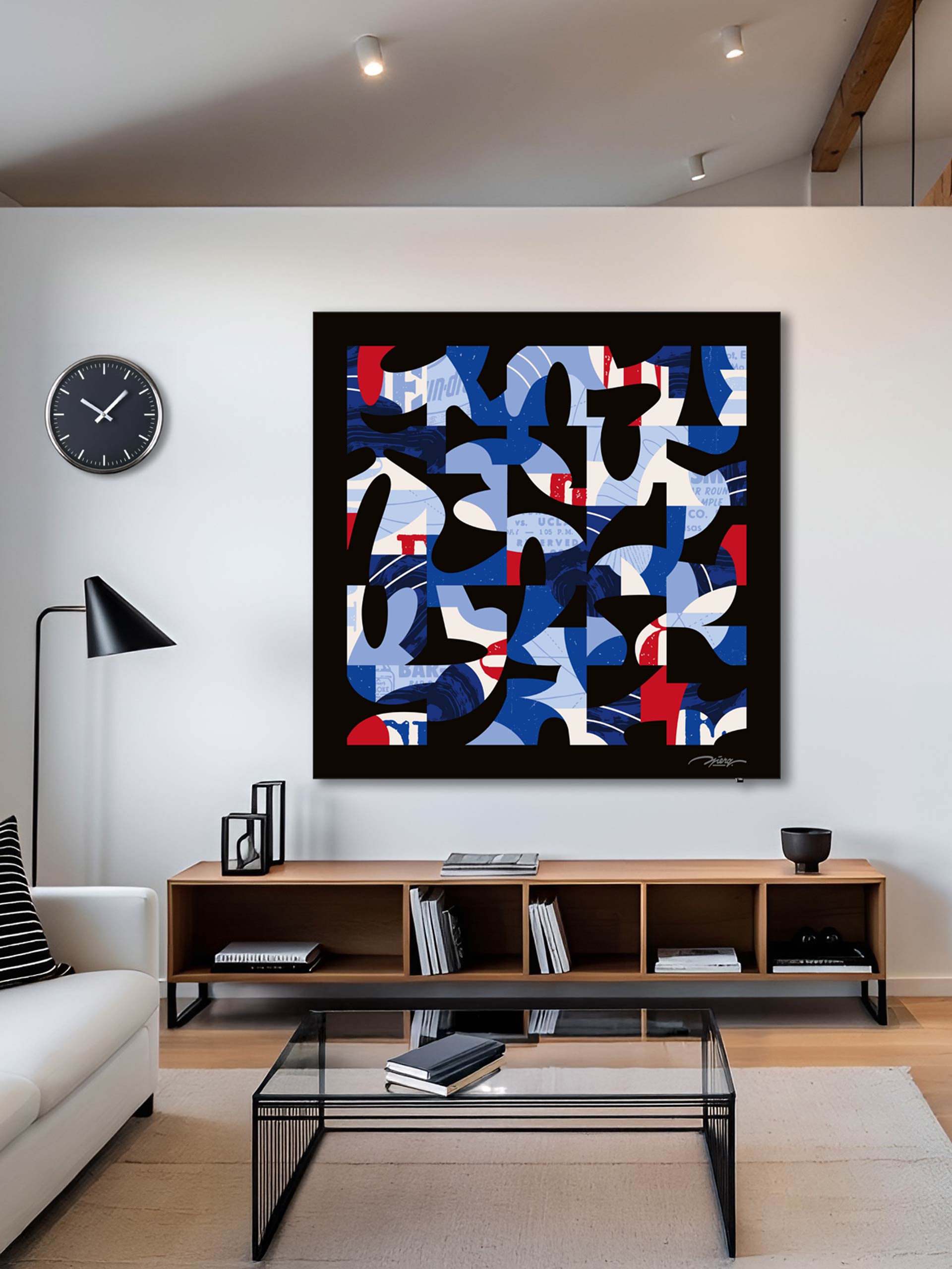 Lost horizon - 120x120cm