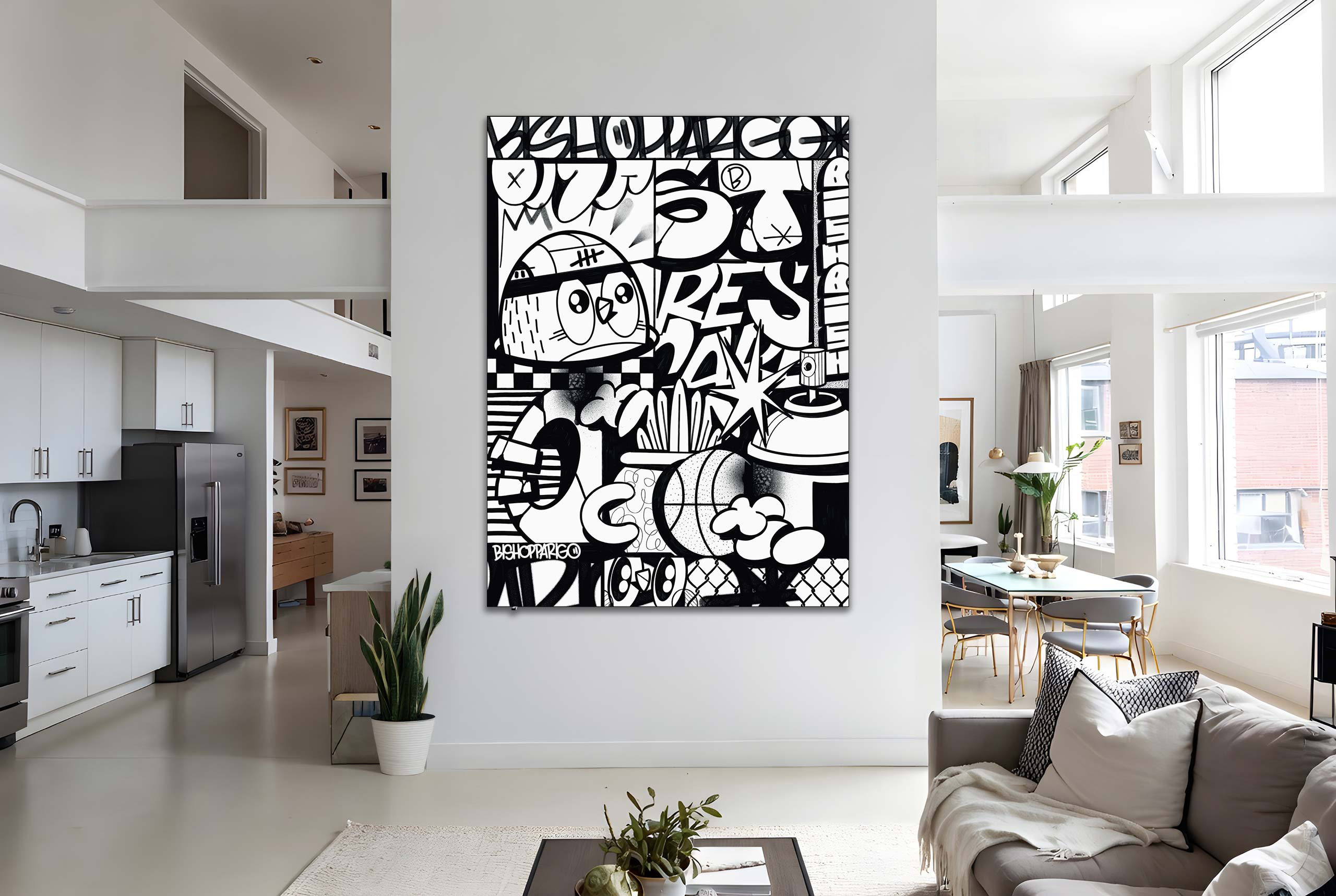 Duck records - 150X200cm