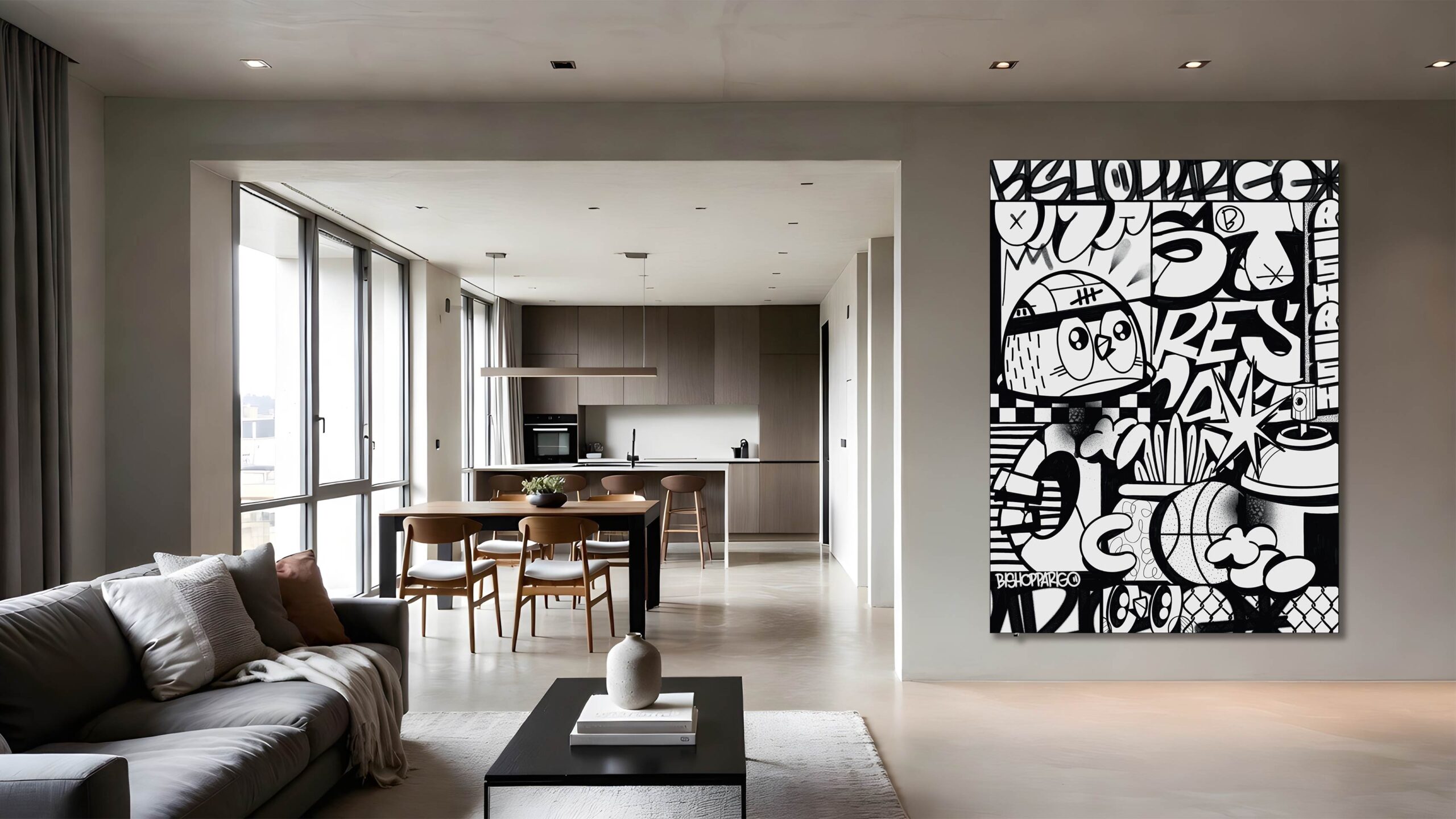 Duck records - 150X200cm