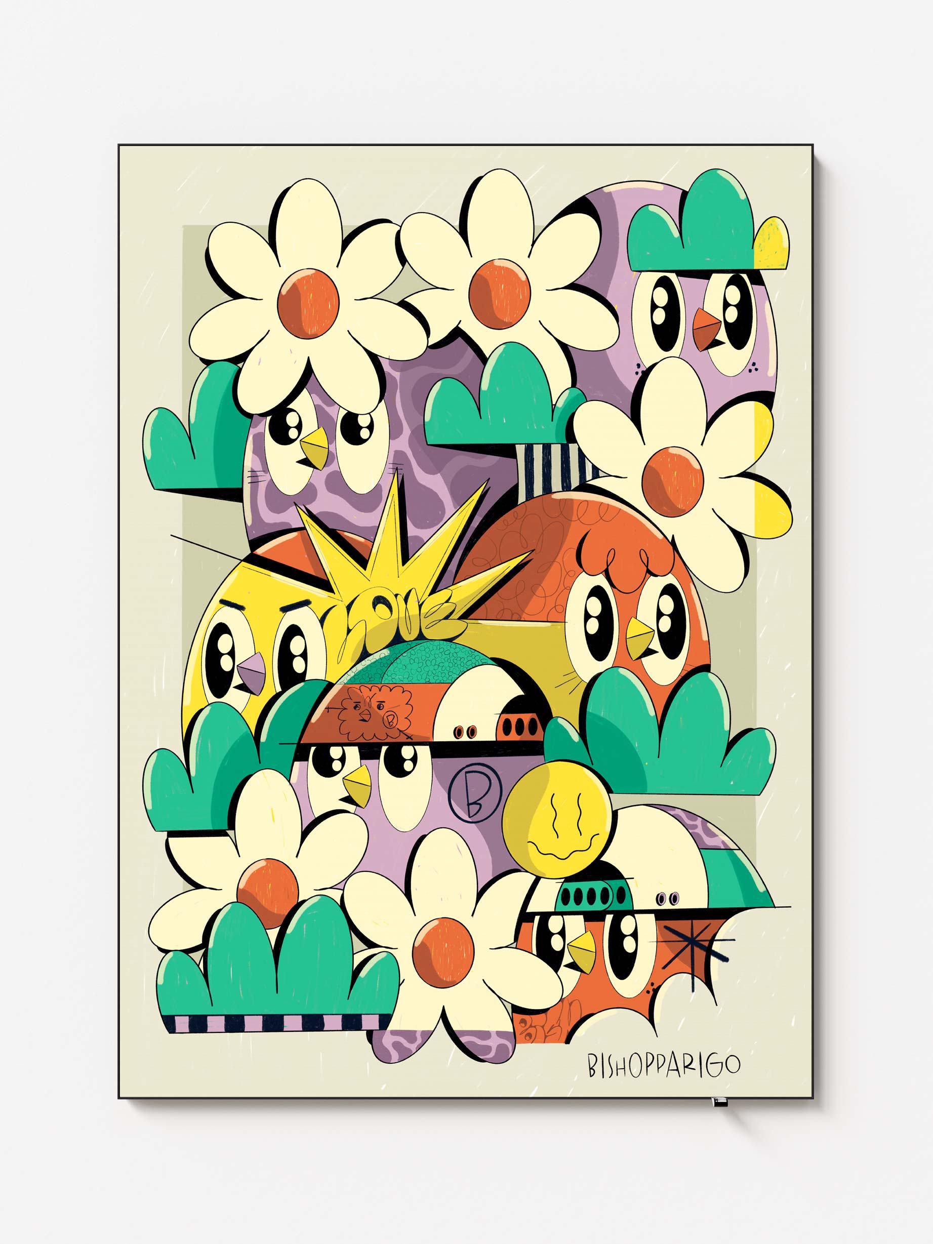 Bish camp - 80x110cm