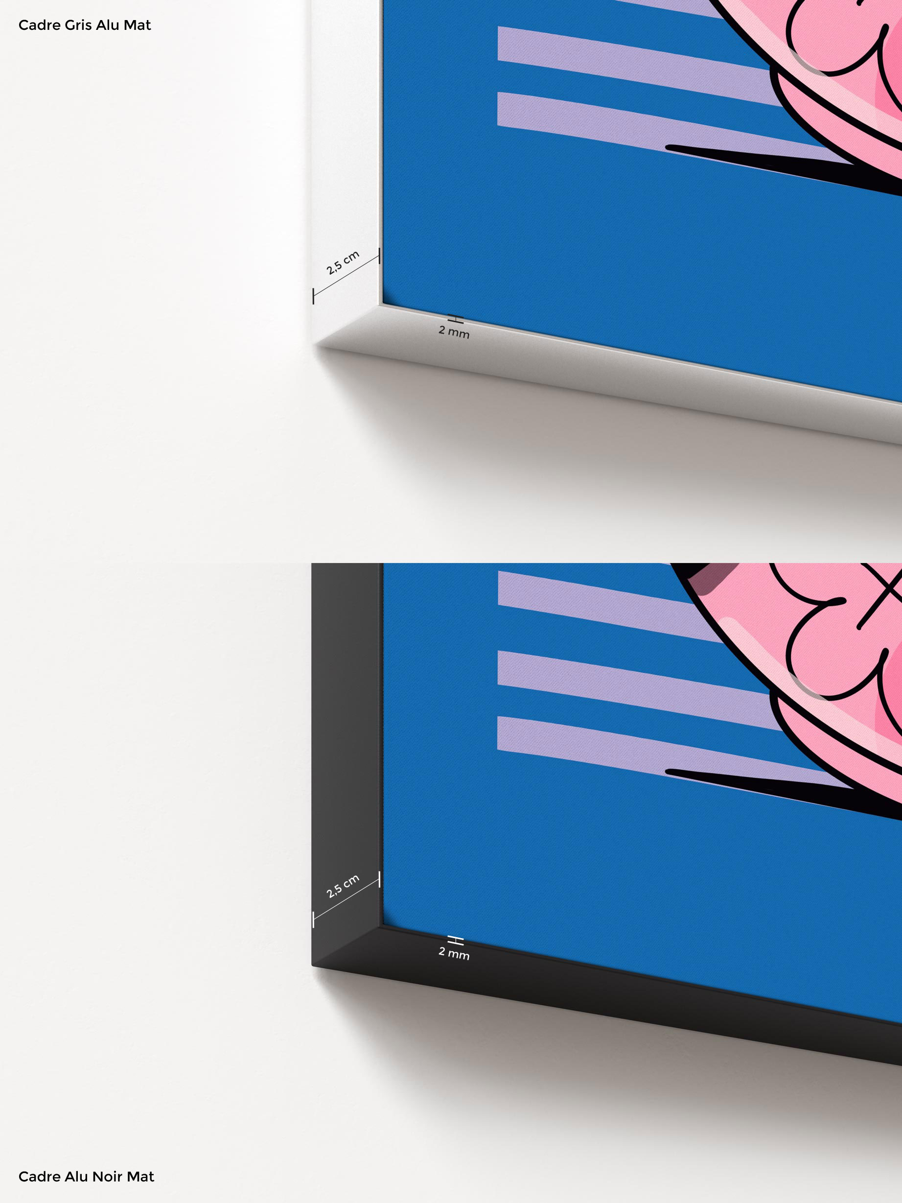 Bloo waves - 110x150cm