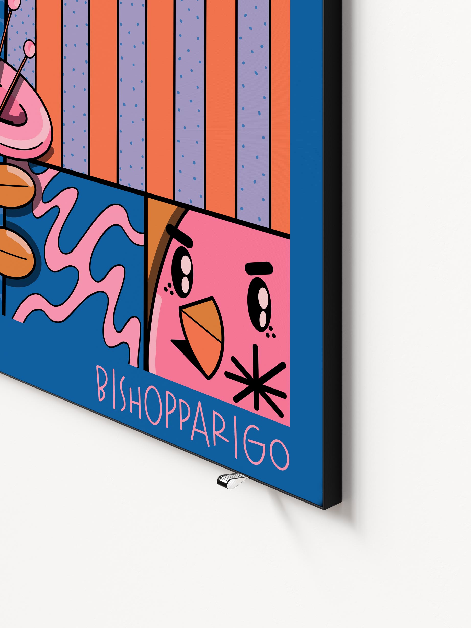 Bloo waves - 110x150cm