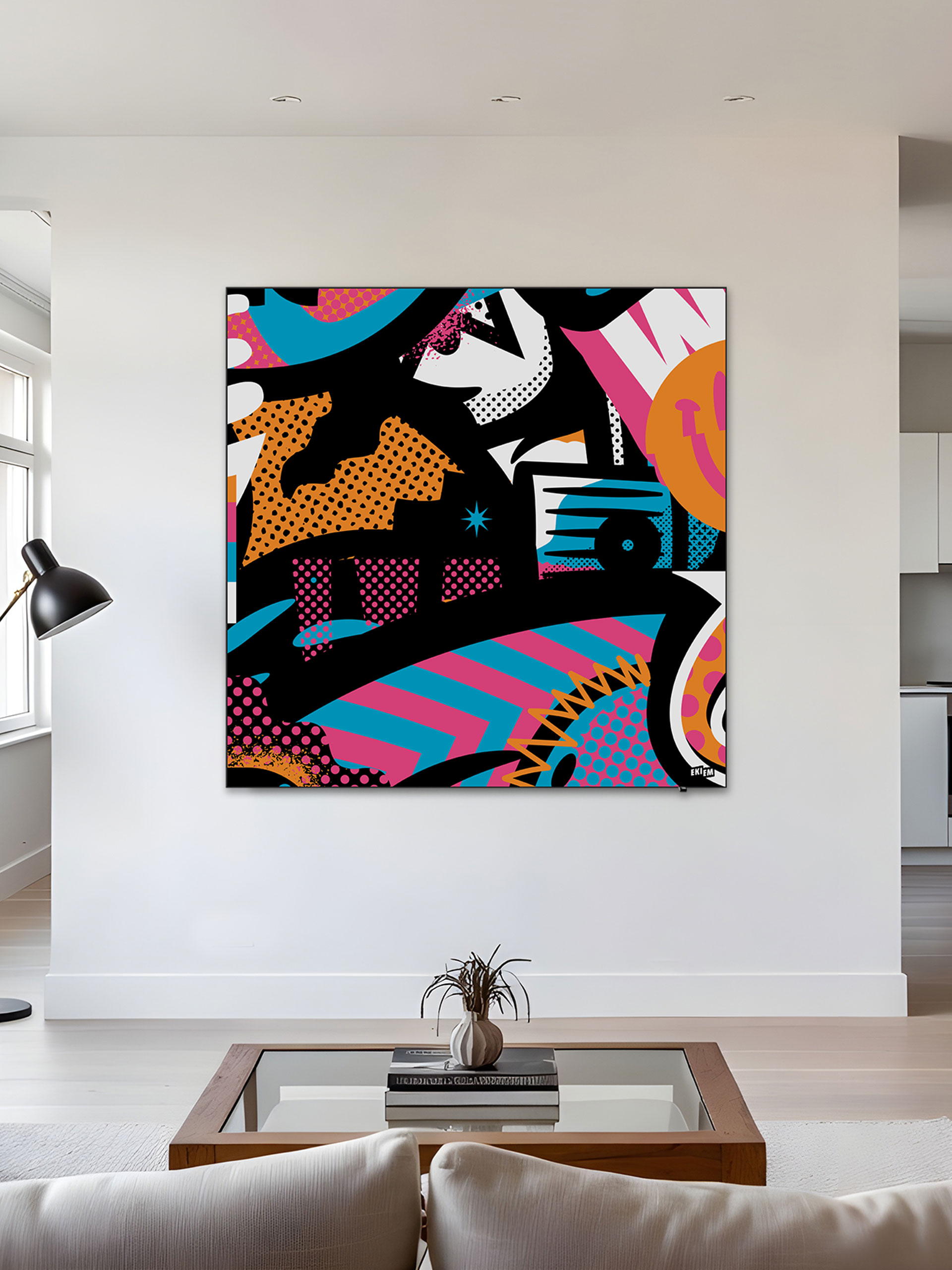 Hors les murs - 120x120cm