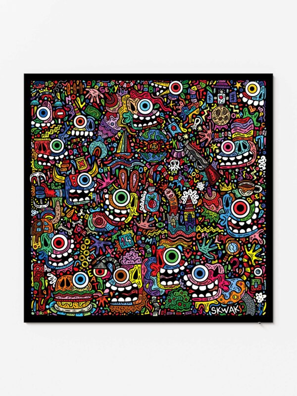 Explosion maniac - 200x200cm
