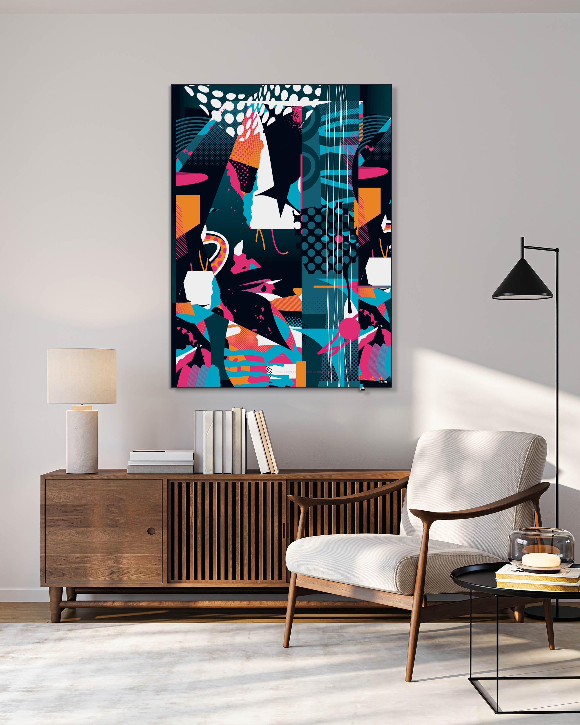 In a silent way - 80X110cm