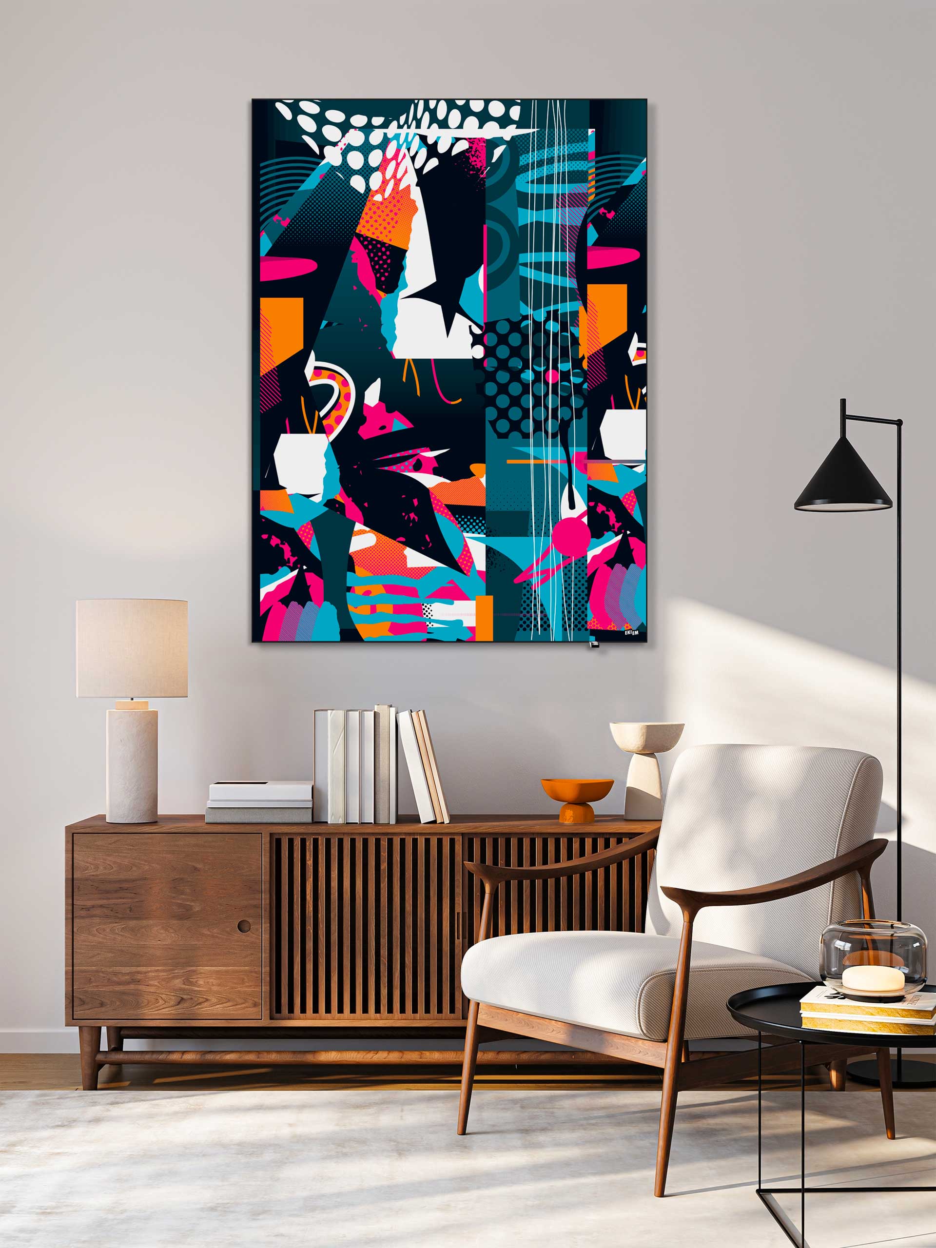 In a silent way - 80X110cm