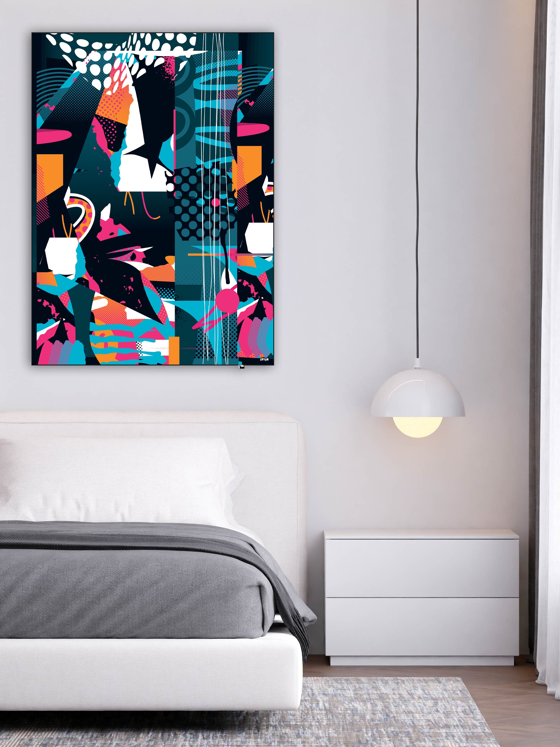 In a silent way - 80X110cm