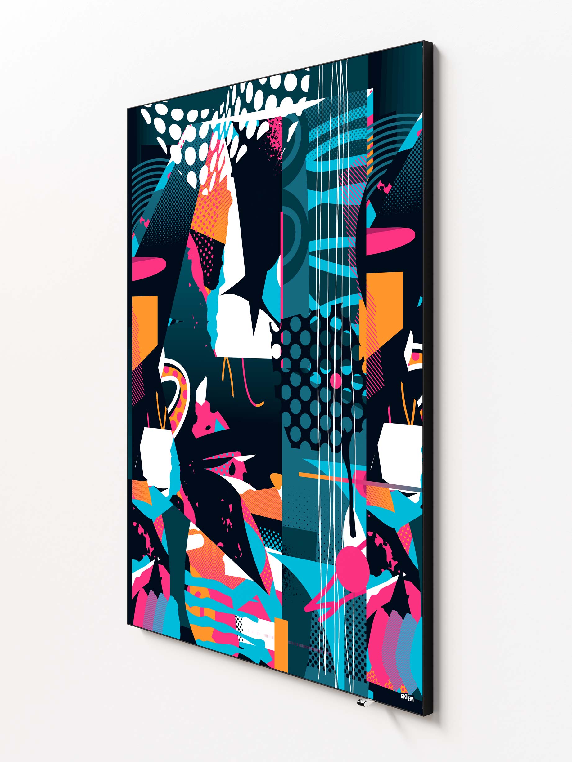 In a silent way - 80X110cm