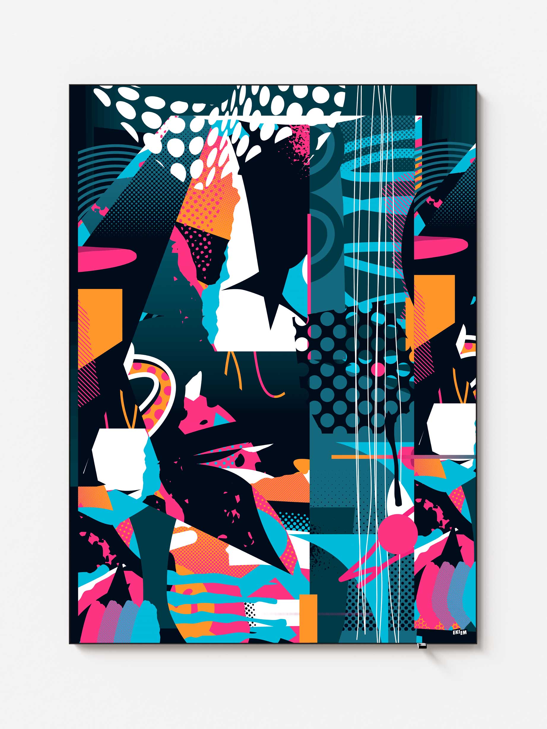 In a silent way - 80X110cm