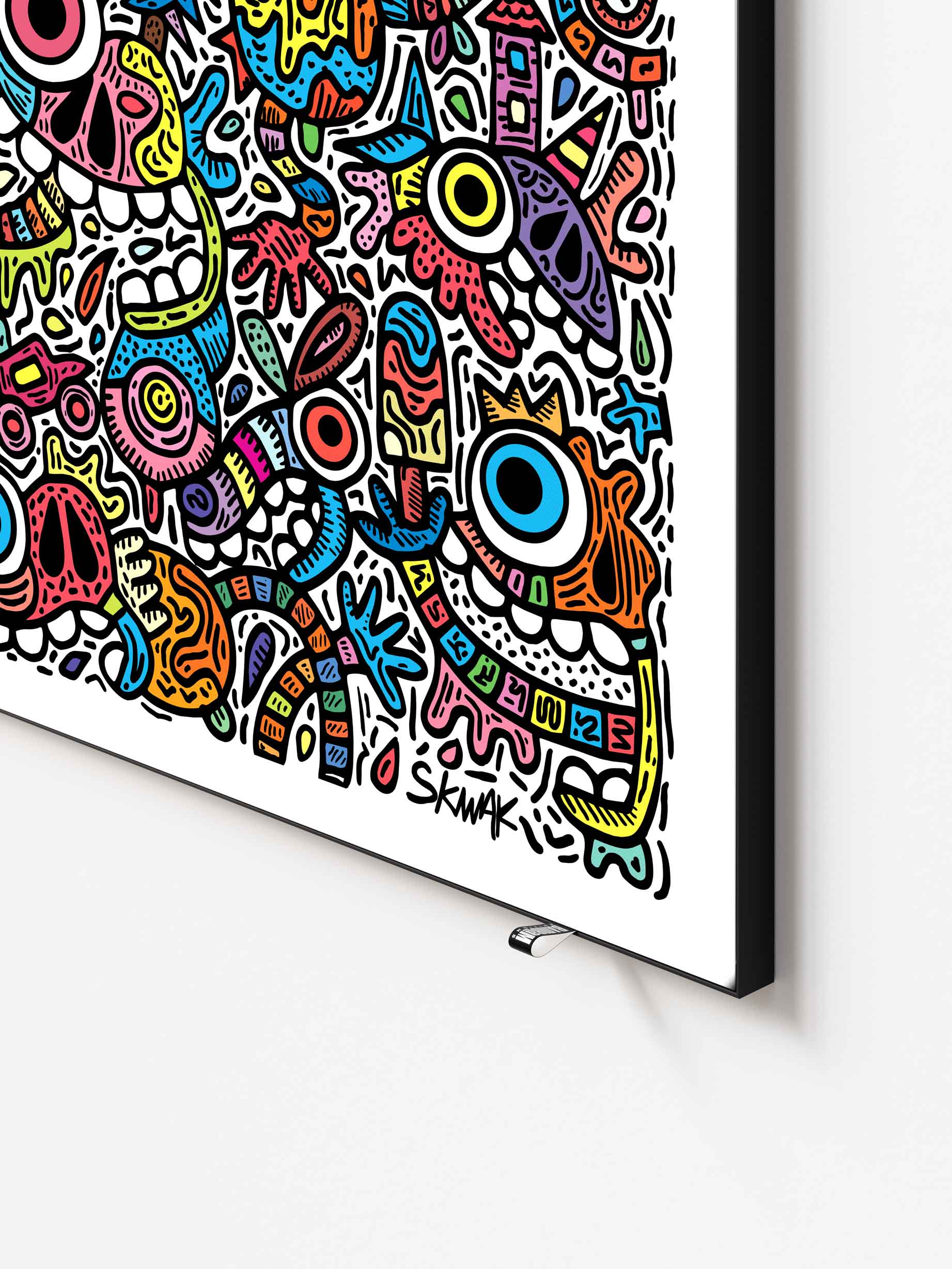 Maniac week end - 120x120cm