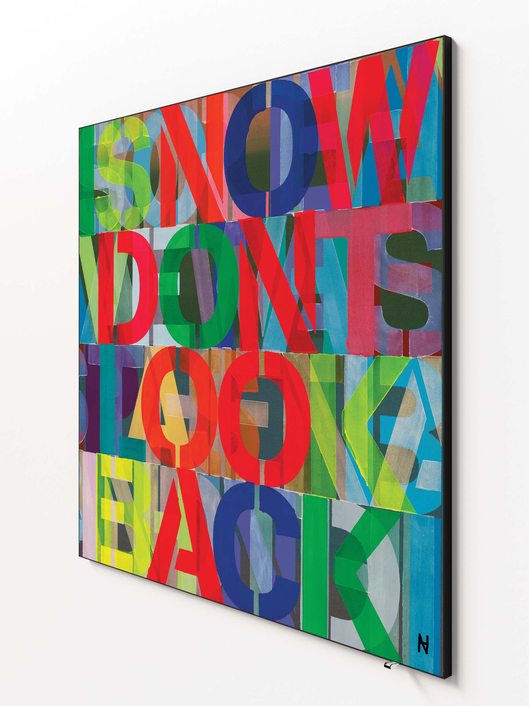 Now don't look back - 120x120cm