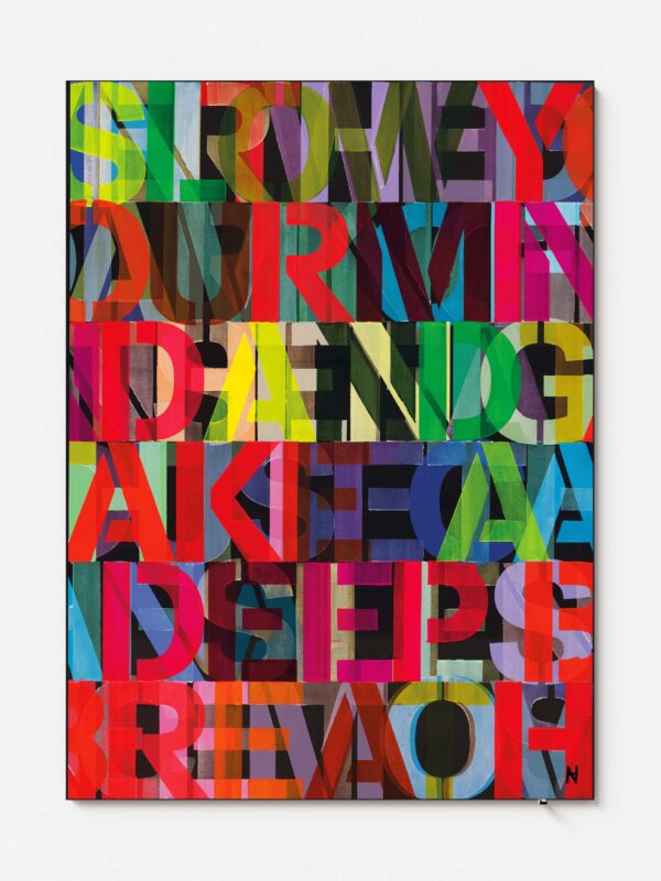 Take a deep breath - 110x150cm