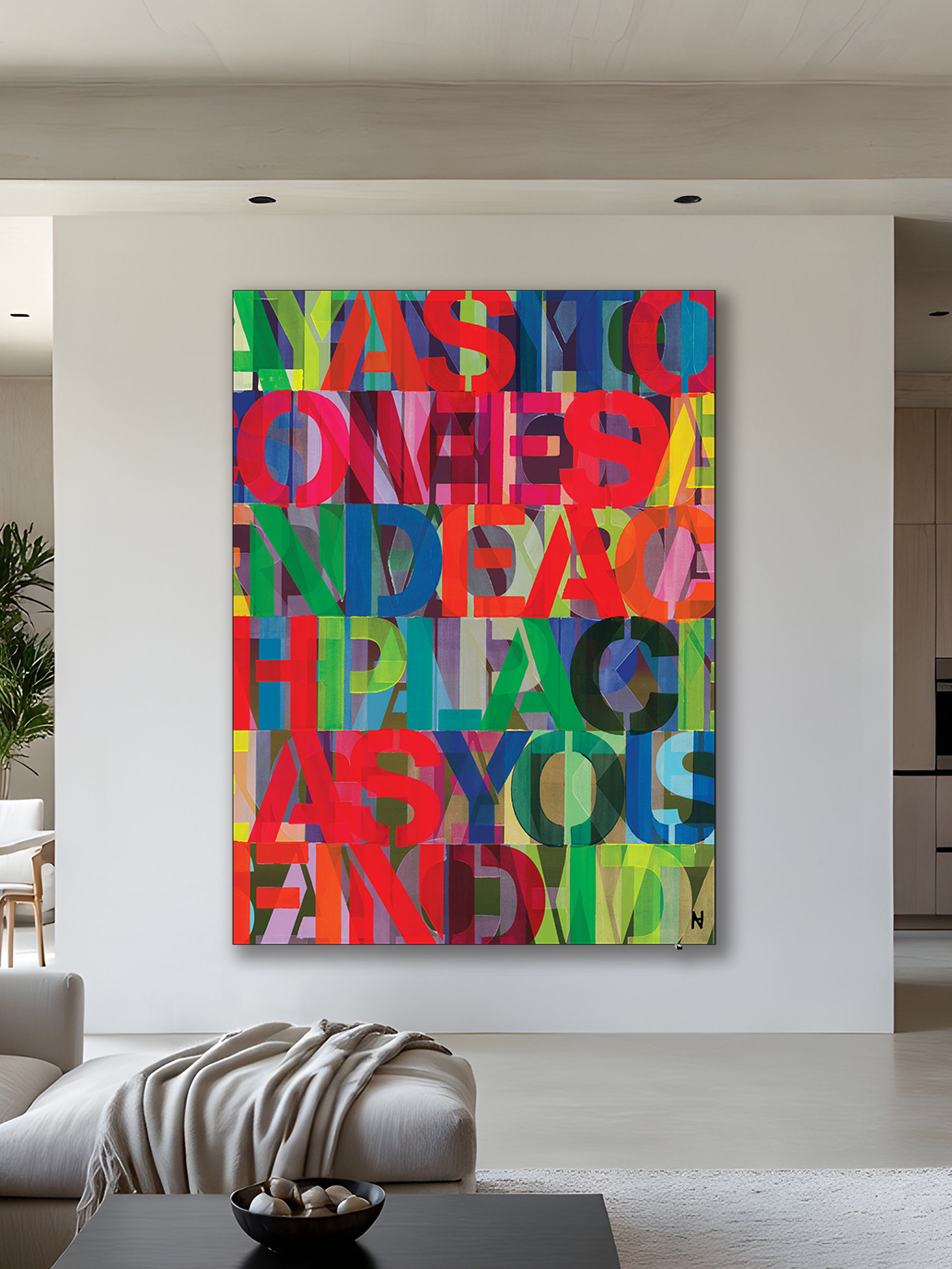 As you find it - 150x200cm