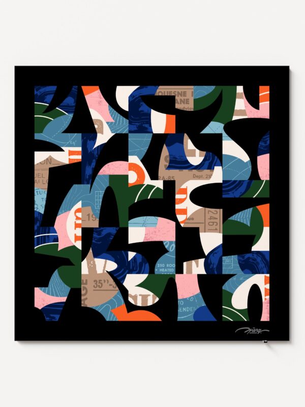 Hidden treasures - 120x120cm