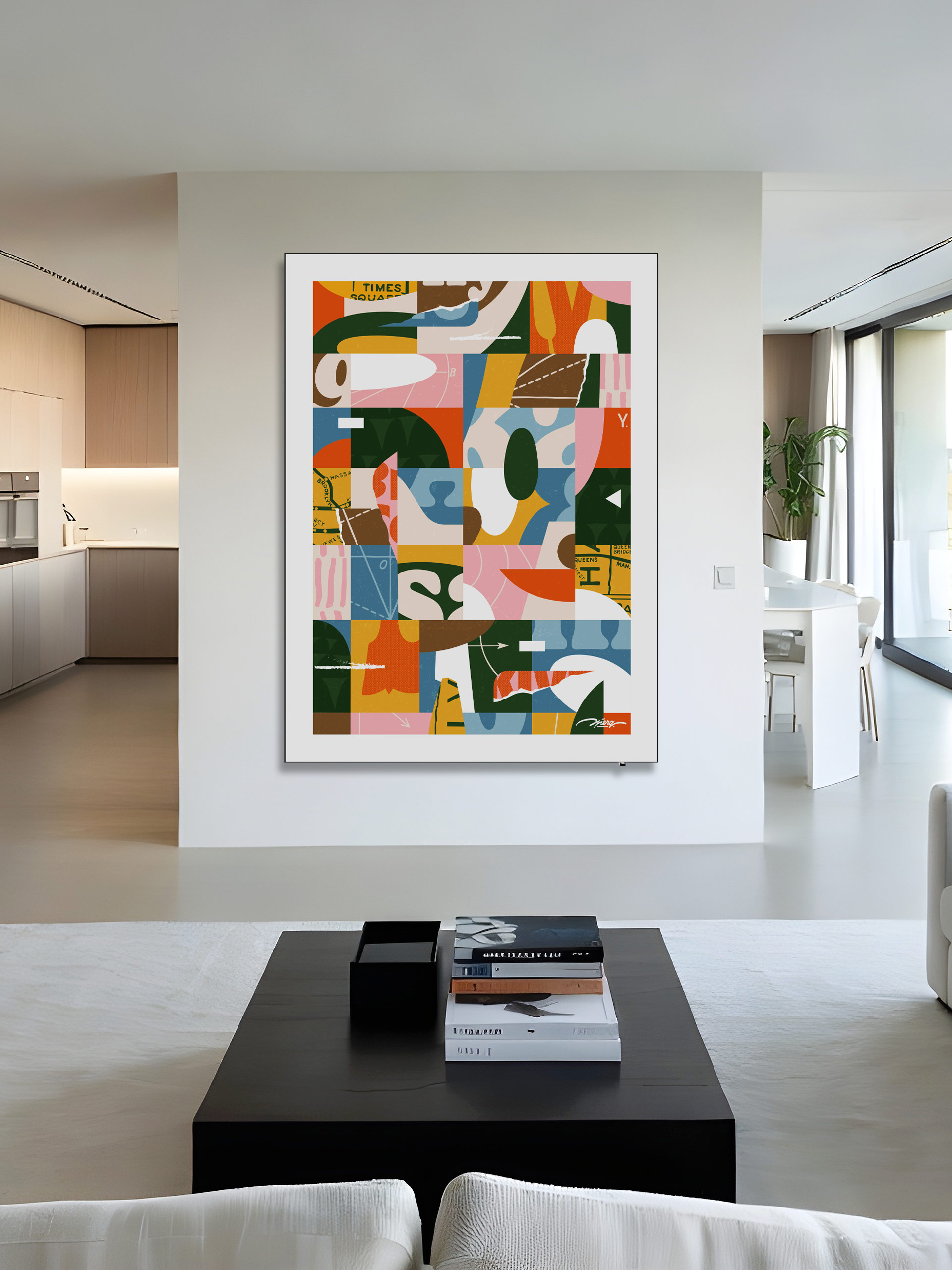 Brooklyn zoo - 110x150cm