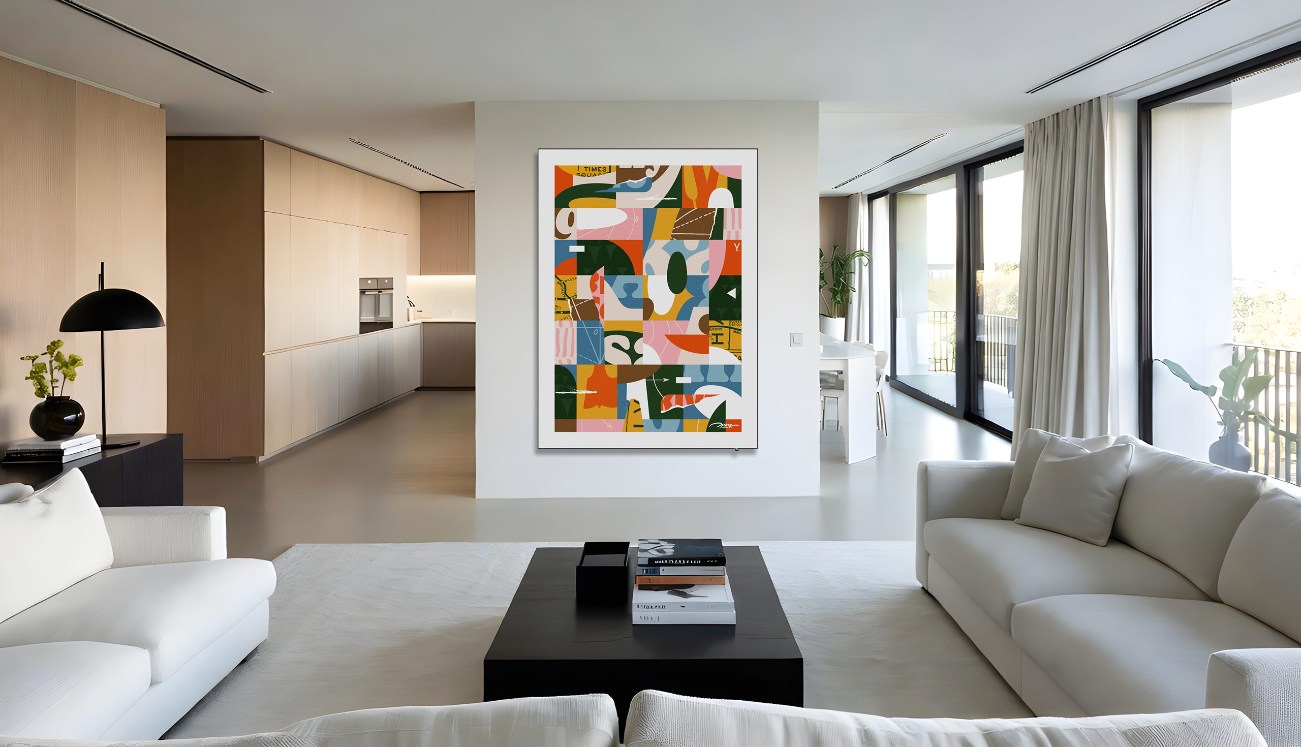 Brooklyn zoo - 110x150cm