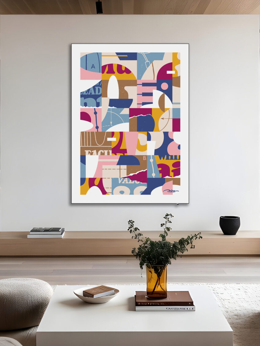 Into The Sound - Large Format Painting by Stéphane Opéra