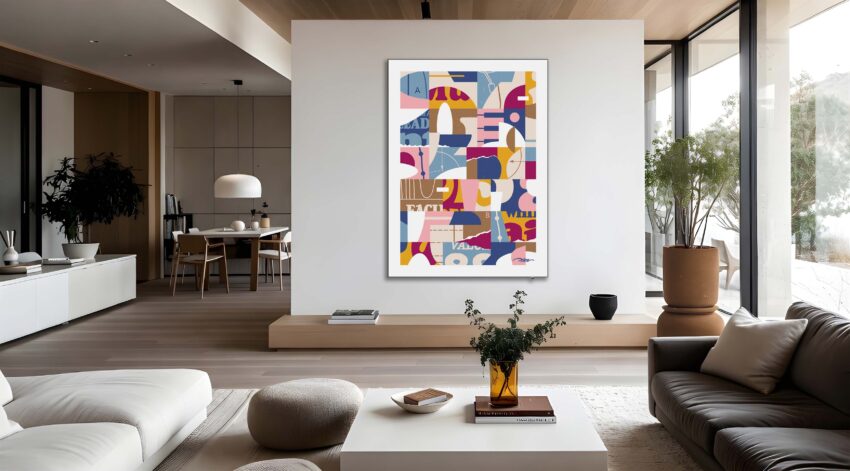 Into The Sound - Large Format Painting by Stéphane Opéra