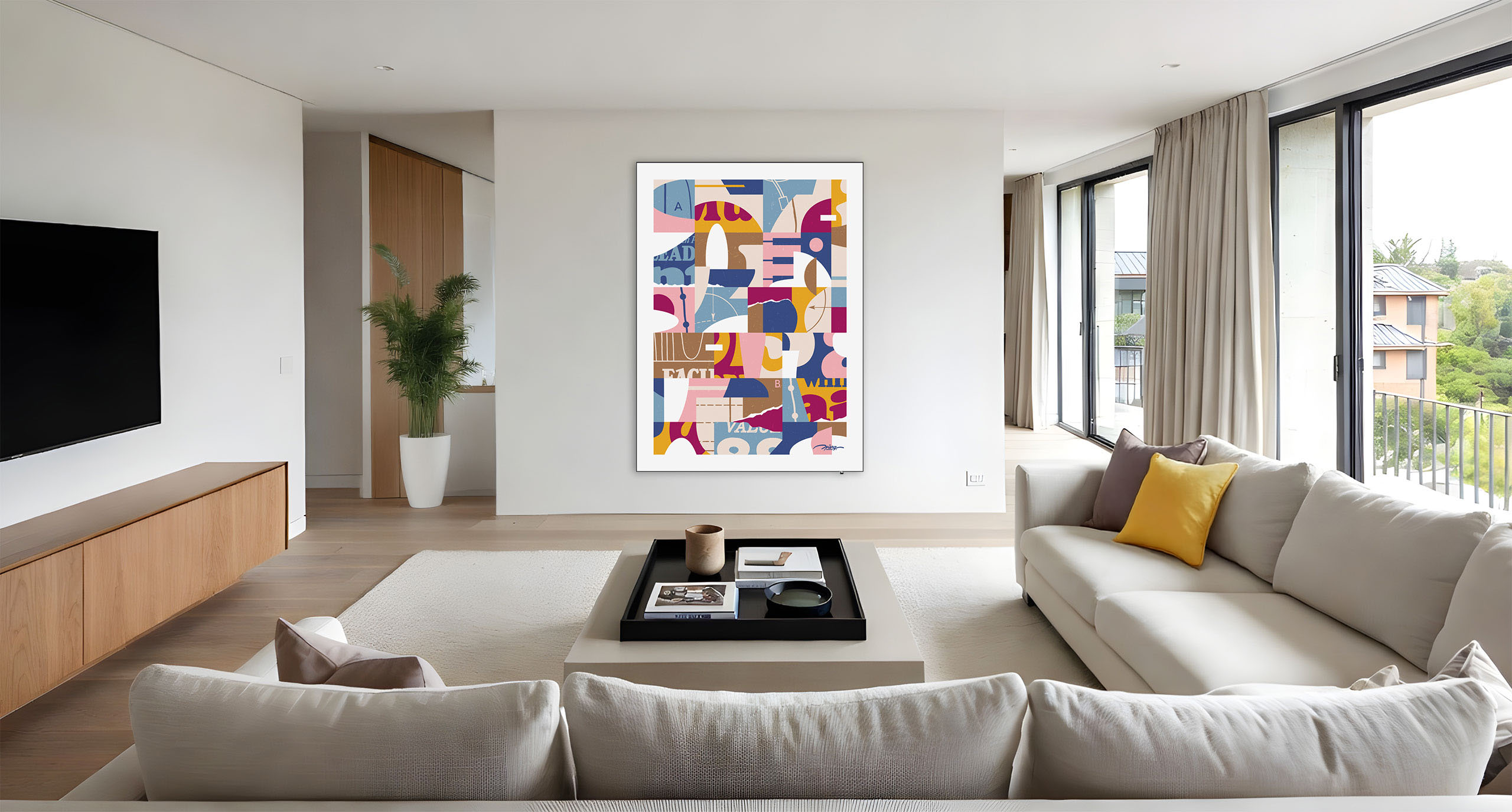 Into the sound - 110x150cm