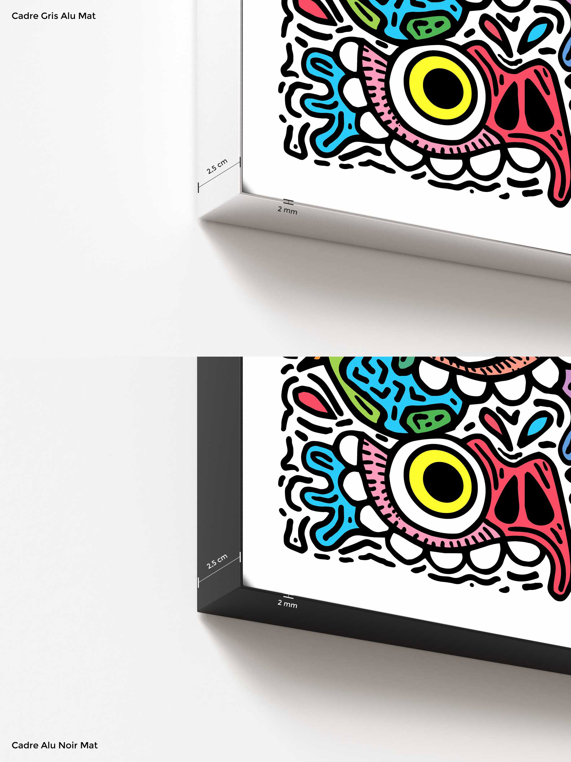 Maniac week end - 120x120cm