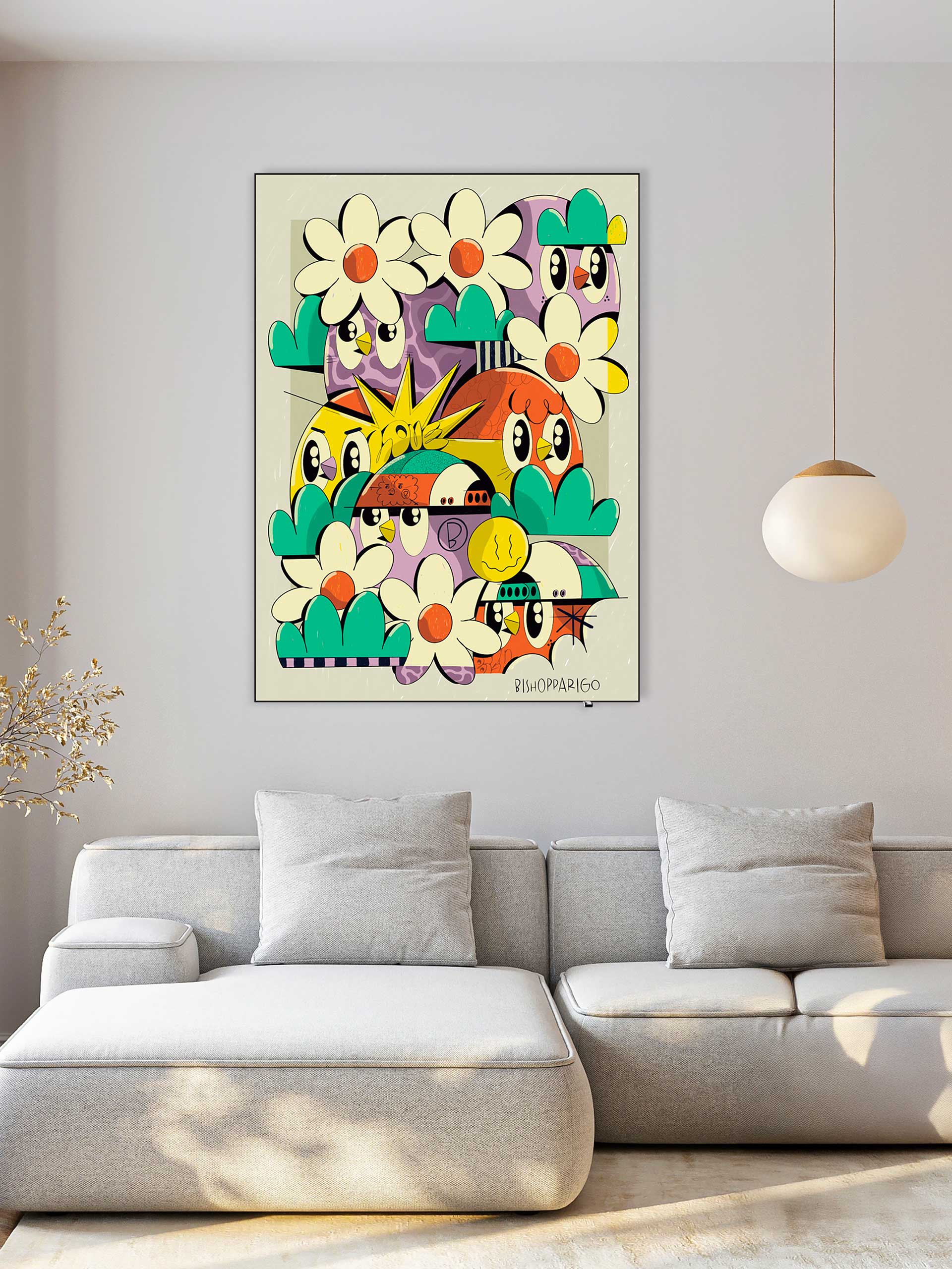 Bish camp - 80x110cm