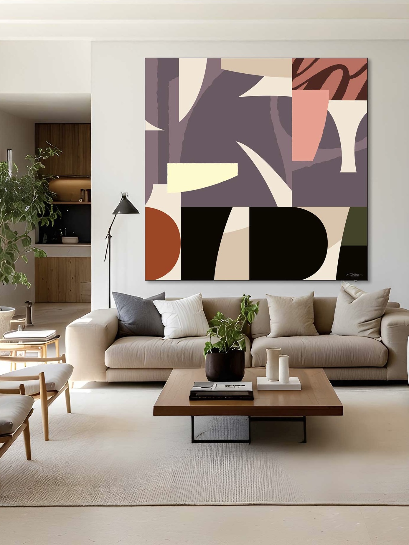 Quiet Echo - 200x200cm