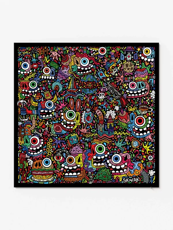 Explosion Maniac - 200x200cm