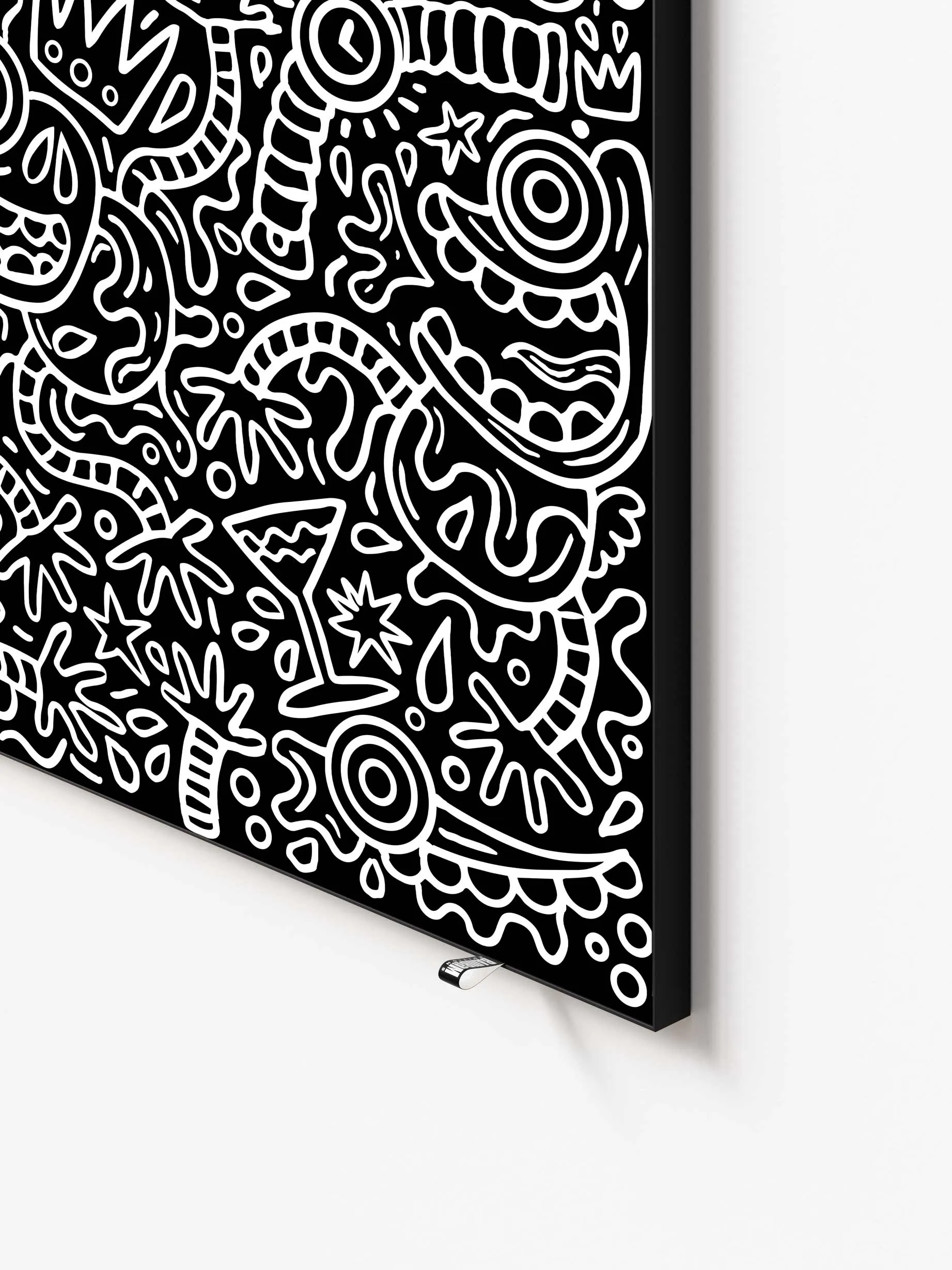 Luxury Maniac BW - 110x150cm