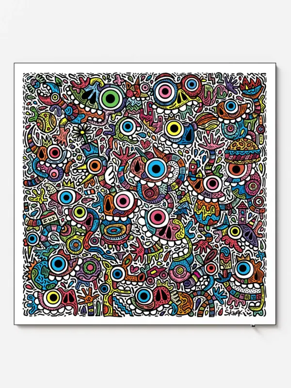 Maniac Weekend - 120x120cm