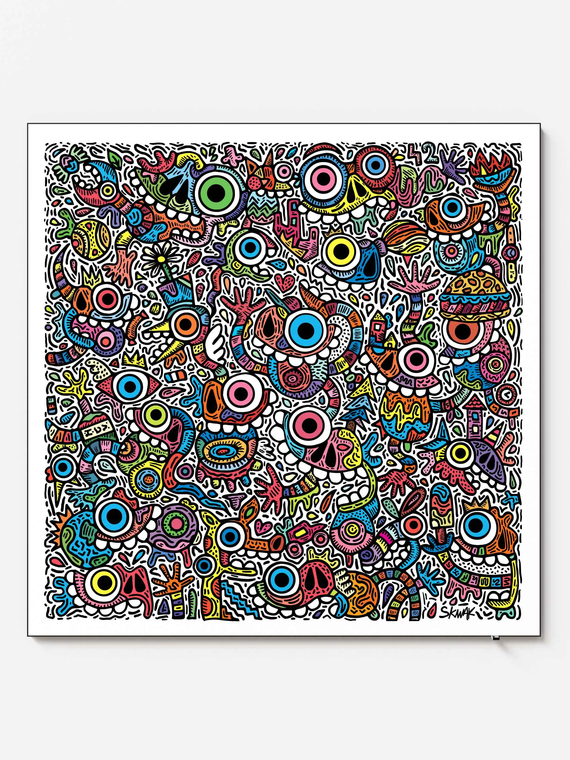 Maniac Weekend - 120x120cm