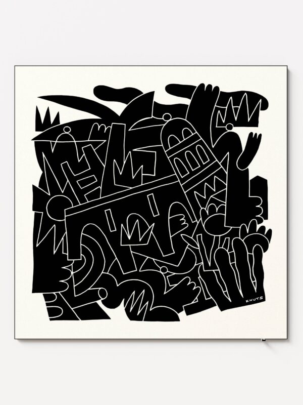 Burning Concrete - 120x120cm